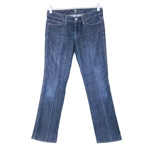 7 For All Mankind Women Jean Colette Low Rise Size 26 (29x30)